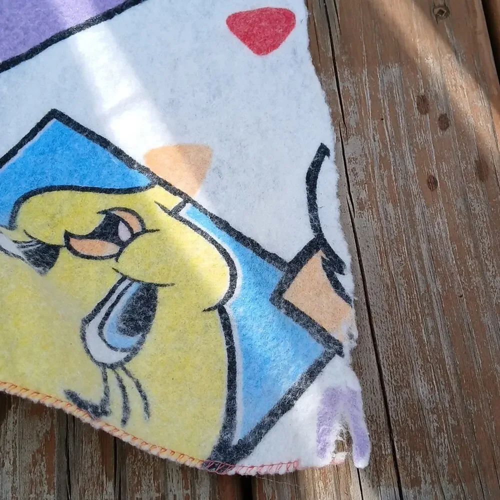 Vintage Looney Tunes Blanket *Altered